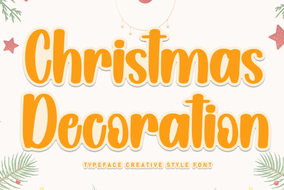 Christmas Decoration: A Friendly Handwritten Font