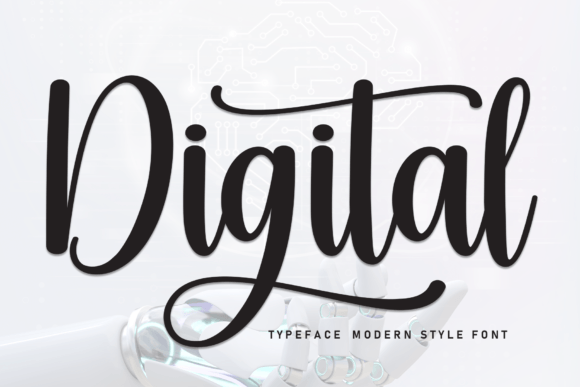 Digital Font Brings Whimsy to Modern Design