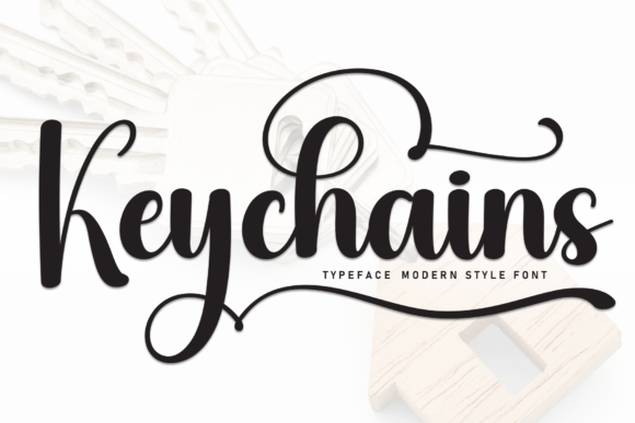 Keychains: A Sweet and Friendly Handwritten Font