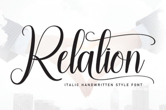 Relation: A Sweet Handwritten Font for Creative Projects
