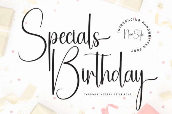 Specials Birthday: A Handwritten Font Full of Character
