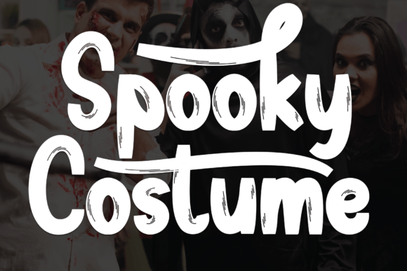 Spooky Costume: A Sweet Handwritten Font
